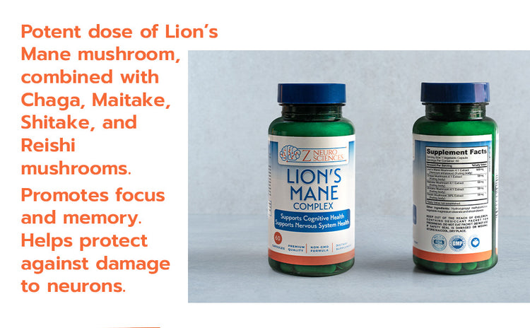 Lion’s Mane Mushroom Supplement | Z Neurosciences