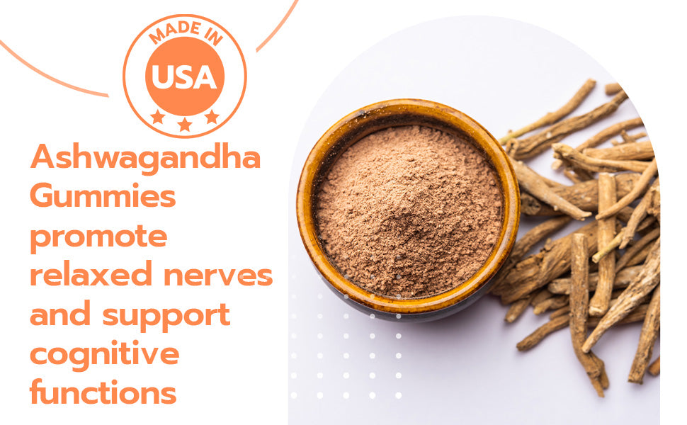 Ashwagandha Gummies | Anxiety and Stress Relief Herbal Extract