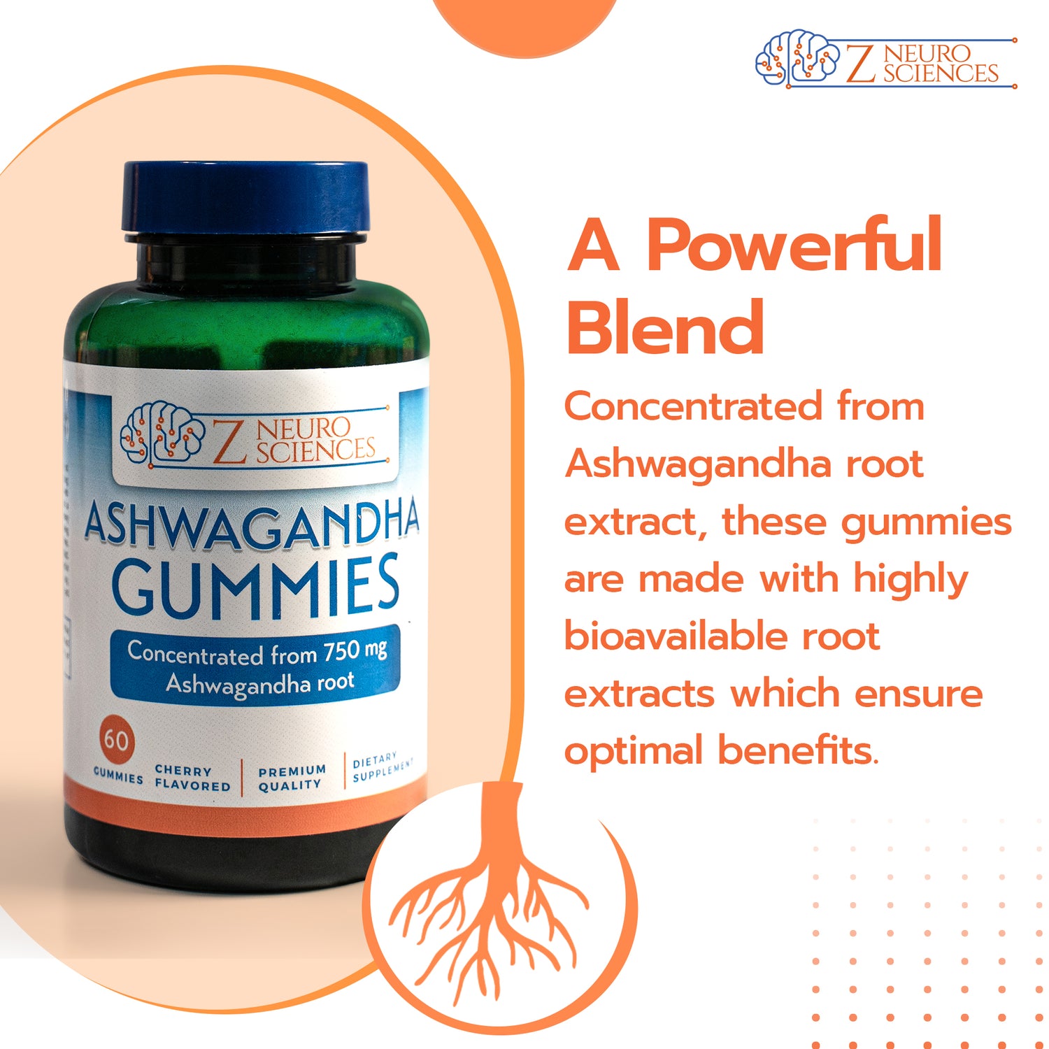 Ashwagandha Gummies | Anxiety and Stress Relief Herbal Extract