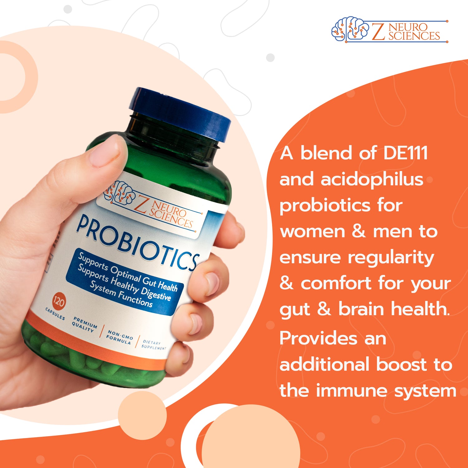 Prebiotics and Probiotics Blend | Acidophilus & DE111